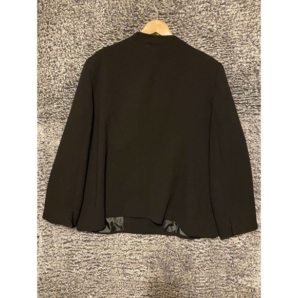 Lily & Taylor Black Dressed Jacket Blazer 20 Brochure Button Made In USA - Picture 3 of 8